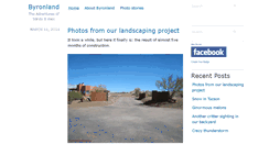 Desktop Screenshot of byronland.com