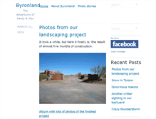 Tablet Screenshot of byronland.com